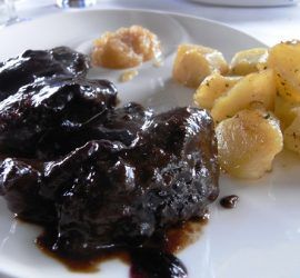 Receta de carrillada al vino tinto