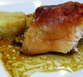 Receta tradicional de cochinillo asado