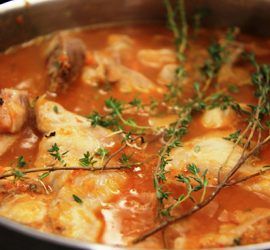 receta guiso conejo