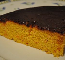 Receta de tarta o bizcocho de zanahoria